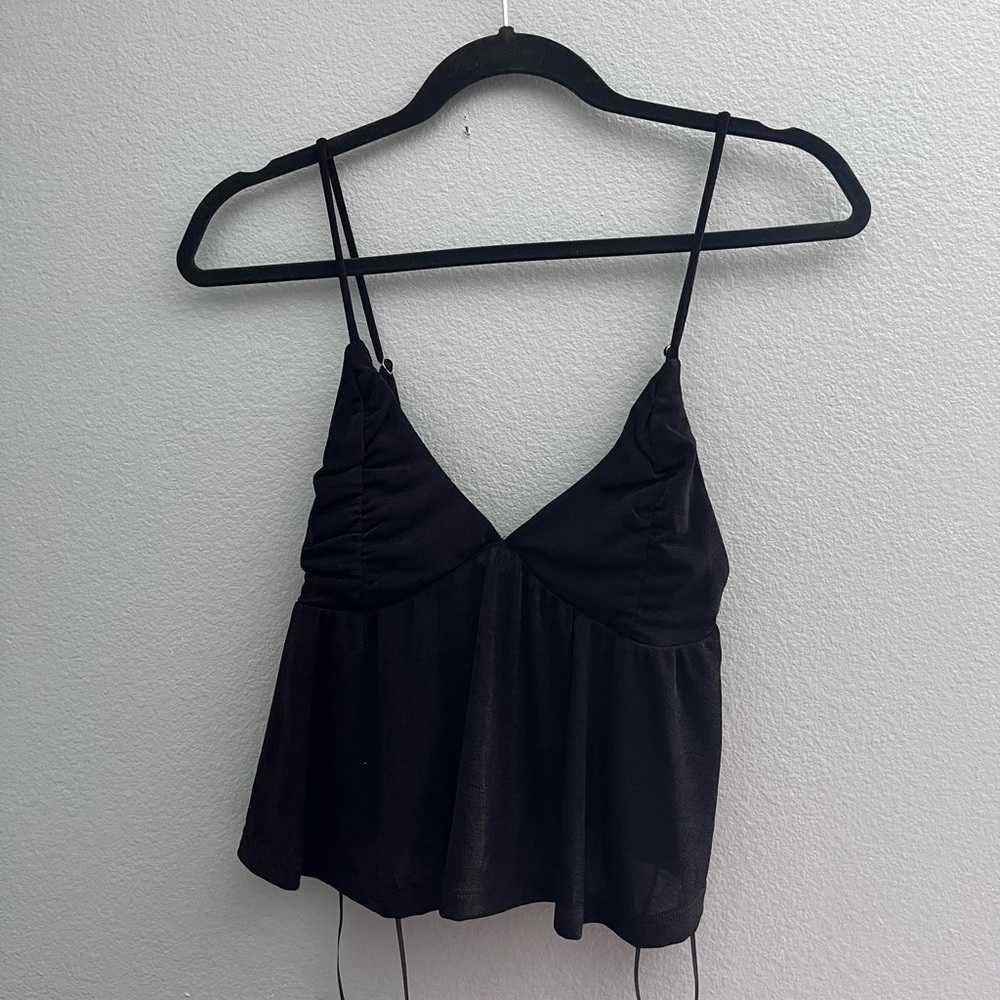 black tank top